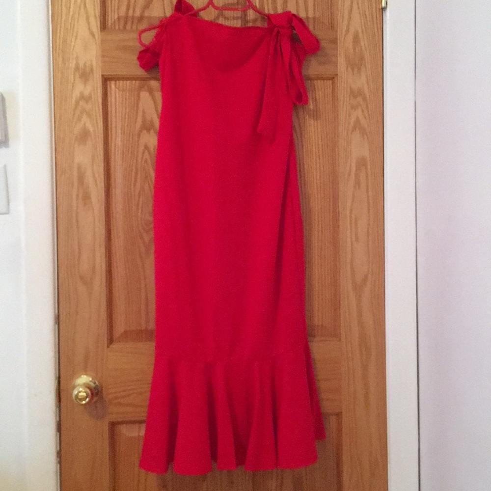 Red Midi Dress